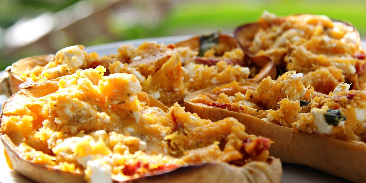 stuffed-buttersquash-with-feat-and-sun-dried-tomatos Delicious Butternut Squash Stuffed with Feta and Sun Dried Tomatoes - Recipe - Valia Makropoulou - Nutrition & Functional Medicine